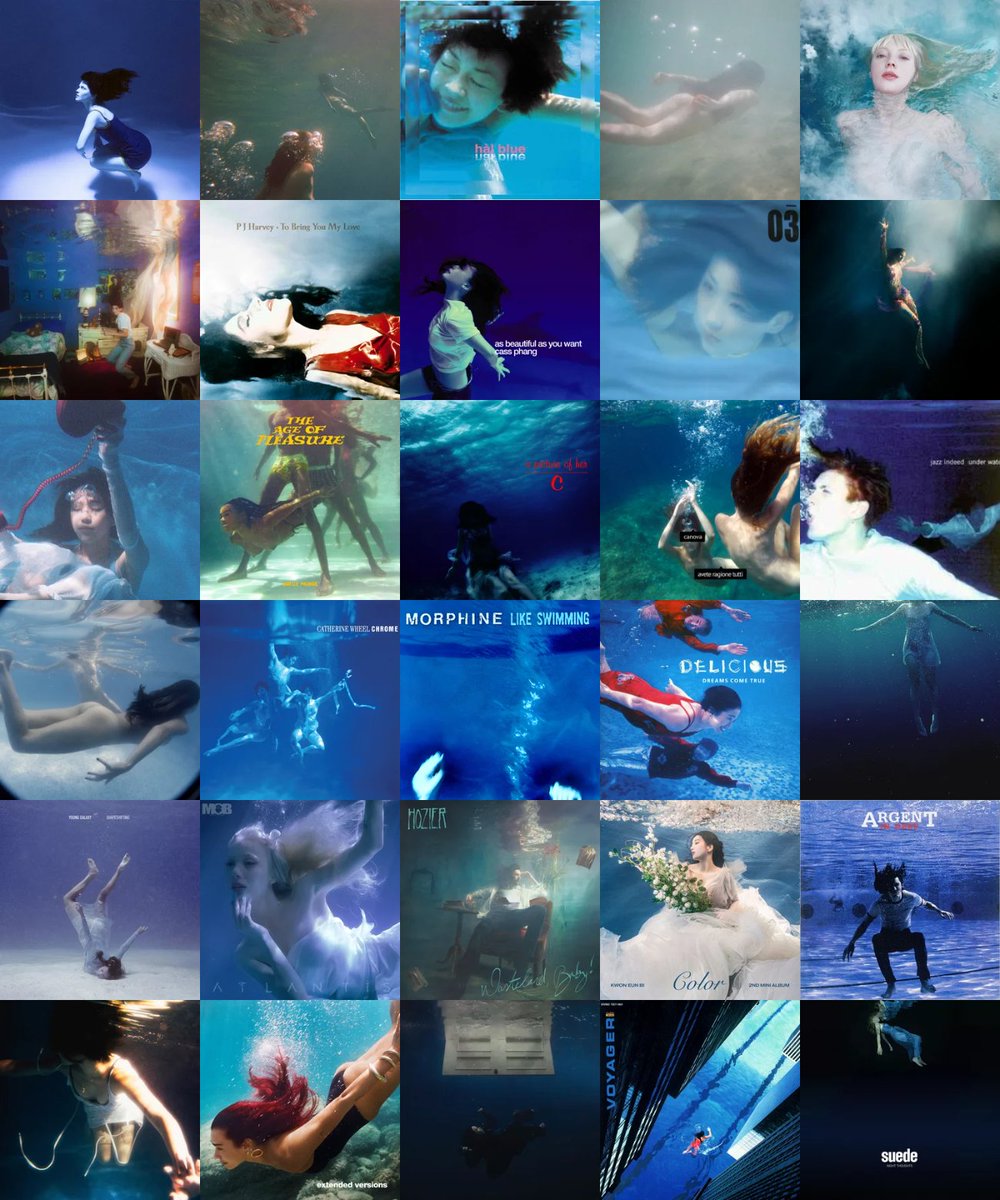 underwater album covers
