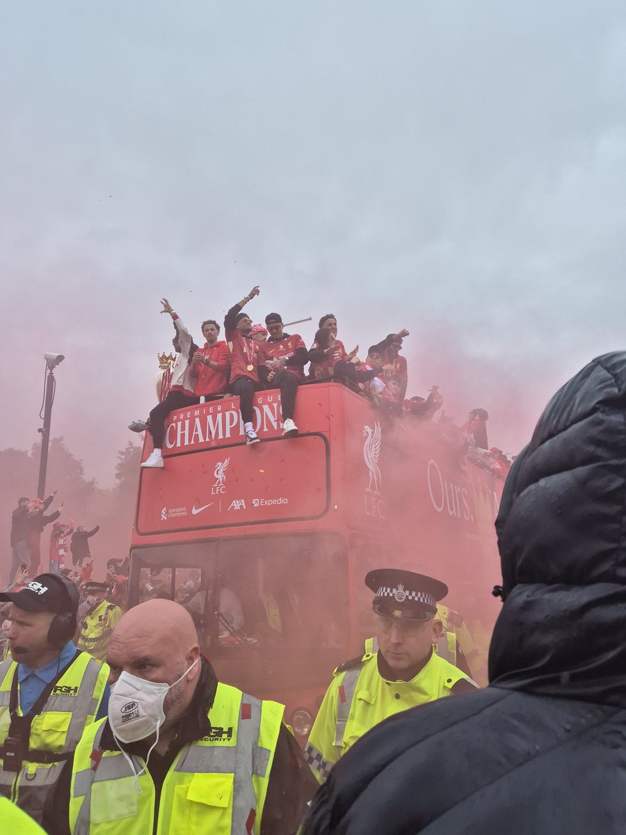 tebo81's tweet photo. Took these at the Liverpool parade look how happy he looks https://t.co/TONqxHRkxq