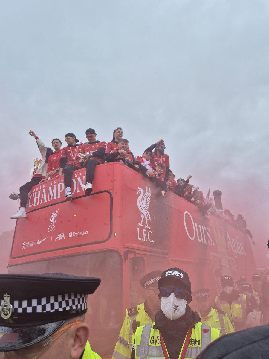 tebo81's tweet photo. Took these at the Liverpool parade look how happy he looks https://t.co/TONqxHRkxq