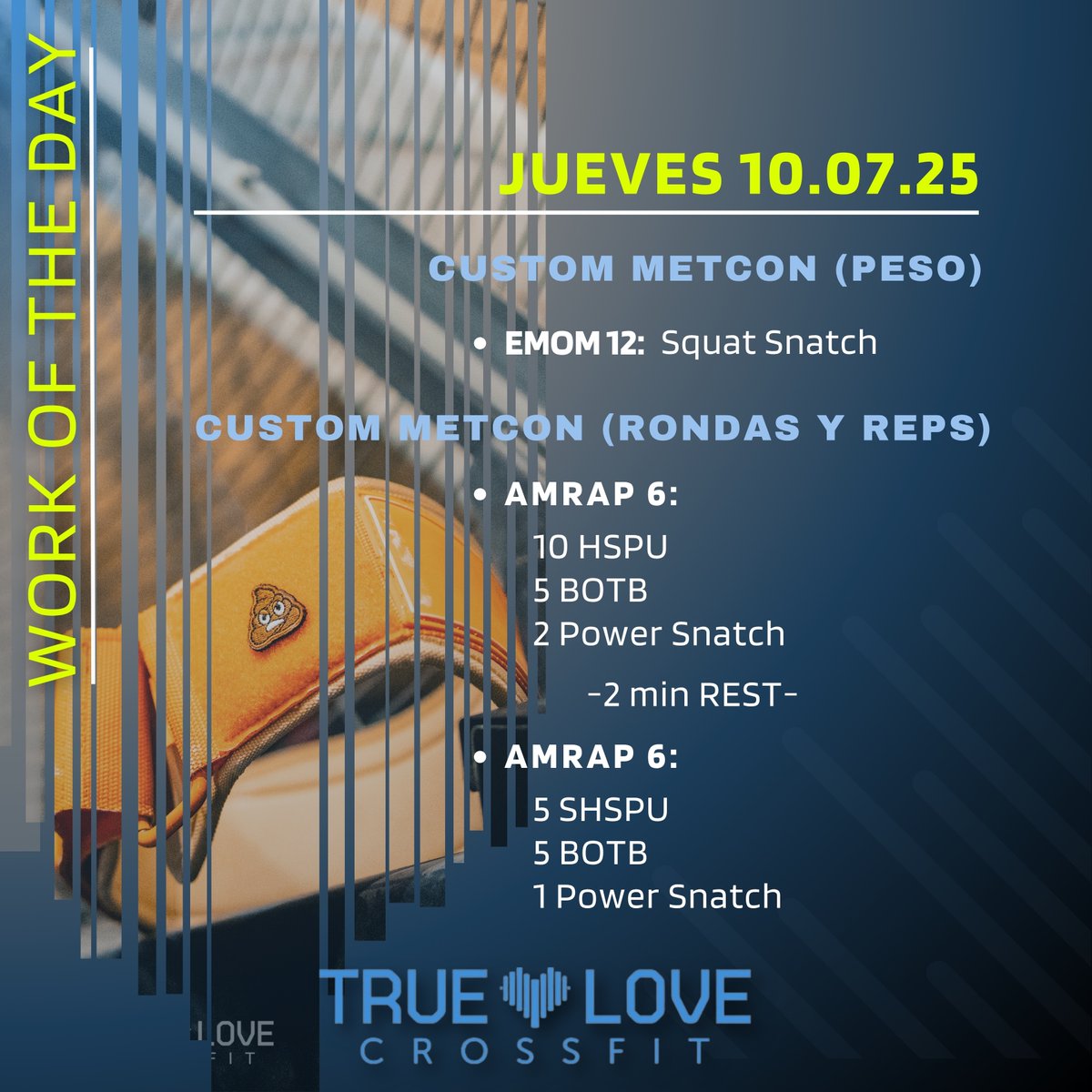 TrueLoveCrossF's tweet photo. #truelovecrossfit #truelove #crossfit #mallorca #staytrue #training #workout #barbellclub #gwod #crossfitlifestyle #crossfitlife #crossfitfacility #crossfitaffiliate #crossfitbox #hyroxtraining #hyrox #hyroxworkout https://t.co/1o0qc9noey