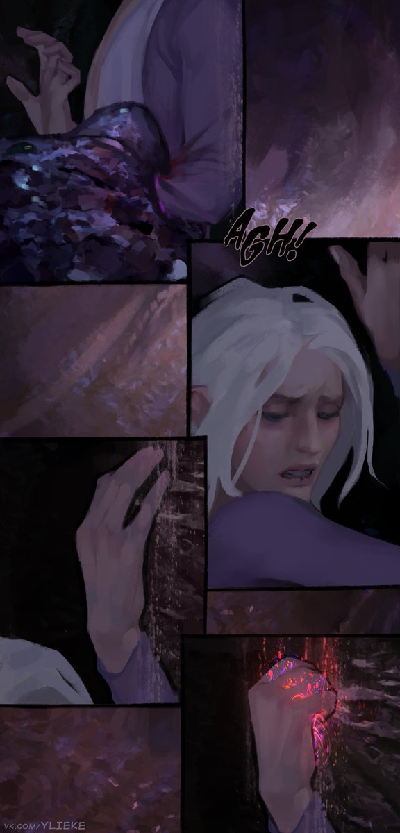 cgbookworm's tweet photo. I DON'T WANT TO HURT YOU (webcomic)   
Chapter 3.   p.50-51   
See published chapters of my comic on my page (link in bio)  #comics #DnD https://t.co/AmGhoGegrA