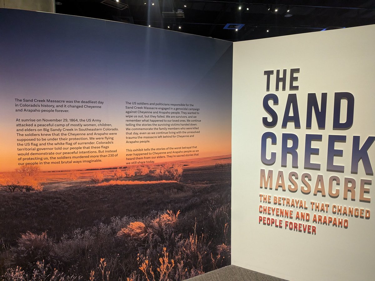 BrentHBaker's tweet image. Sunday afternoon visit to History Colorado Center in Denver. Lots of focus on misdeeds and mistreated people, including native Americans, Mexicans, gays, Chinese and interned Japanese.