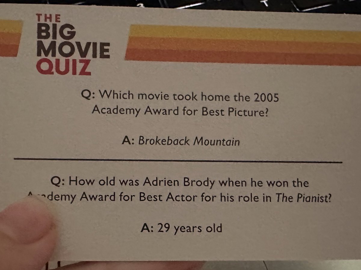 brokebacksource's tweet image. found this in my movie quiz cards, i choose this reality