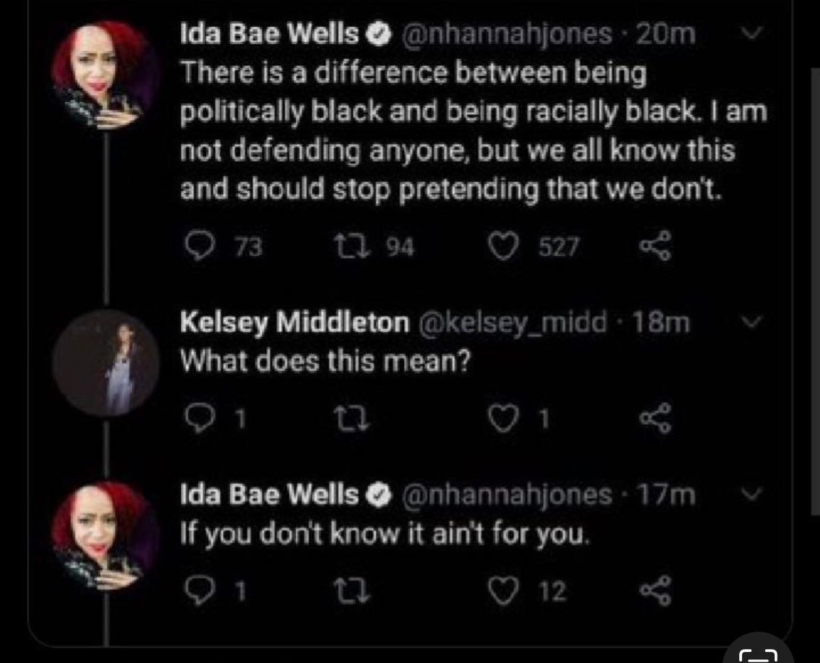nhannahjones's tweet image. Y’all have made me come back to X just to make clear that those sharing this screenshot and pretending it’s about Mamdani are either intentionally engaging in misinformation or are inexcusably gullible. I haven’t worn my hair like this in three years. This tweet is five years…