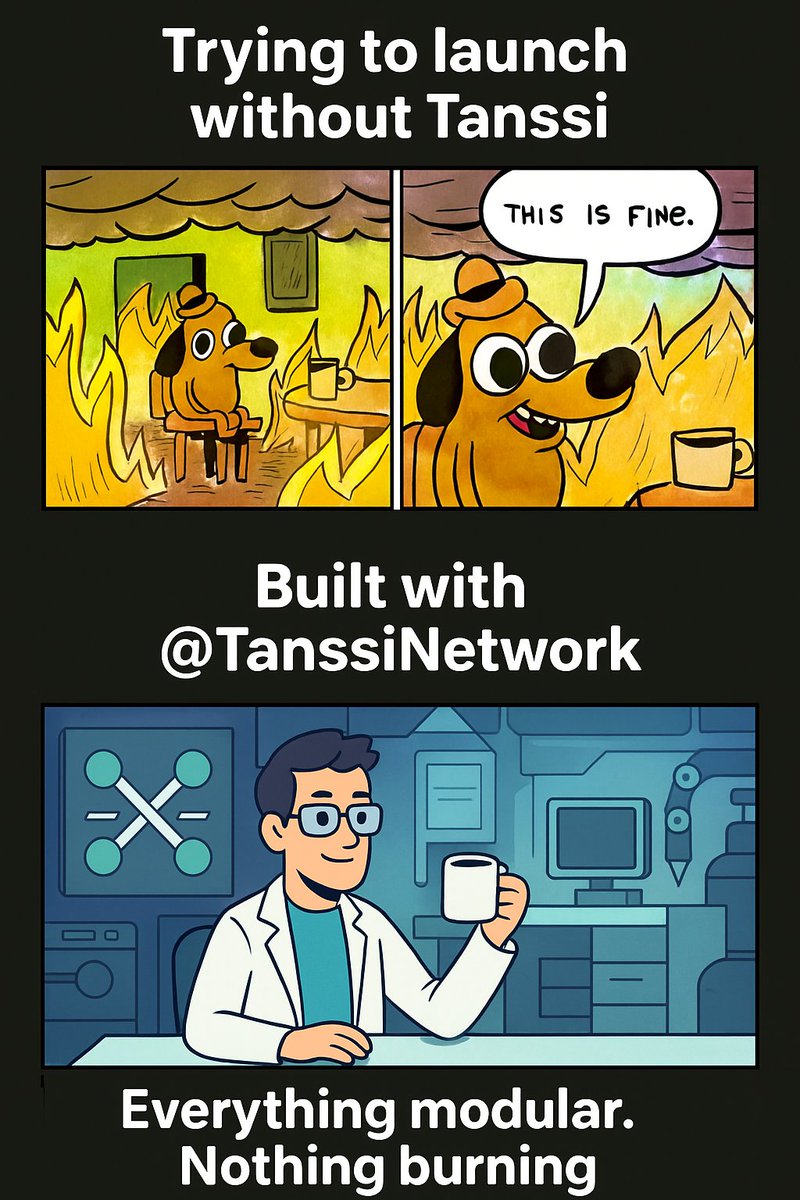 Sarge_GinRUMMY's tweet image. Launching Appchains without Tanssi is like running a marathon barefoot.

But with Tanssi, you’ve got the shoes, the path, and a crowd that cheers you on!

Modular infra done right. Mainnet's coming. Build smart.
 #Tanssinetwork