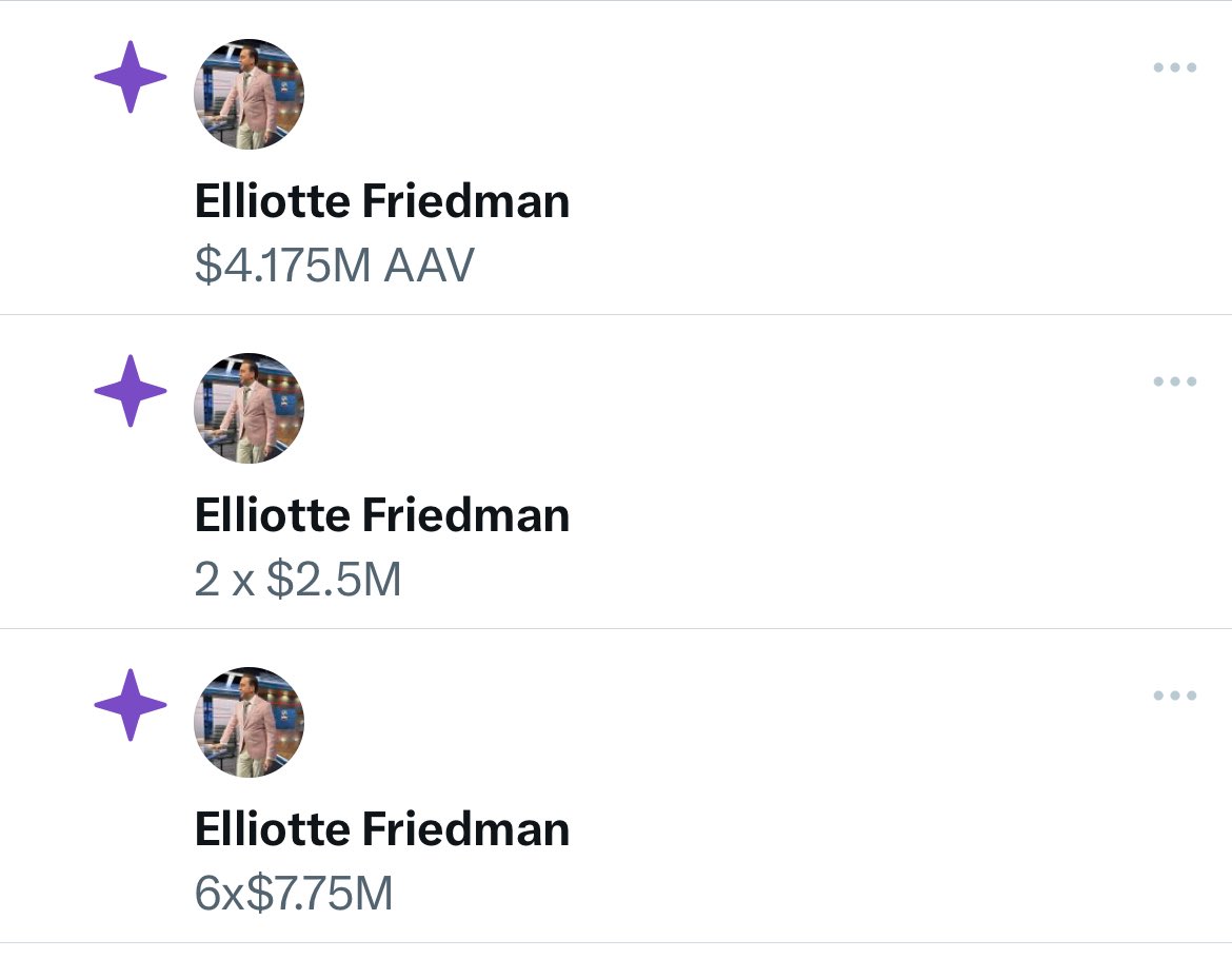 nhlauriel's tweet photo. pov: you aren’t on twitter much during off season so you only get ominous number updates in your notifs from elliotte https://t.co/K7UMESayBV
