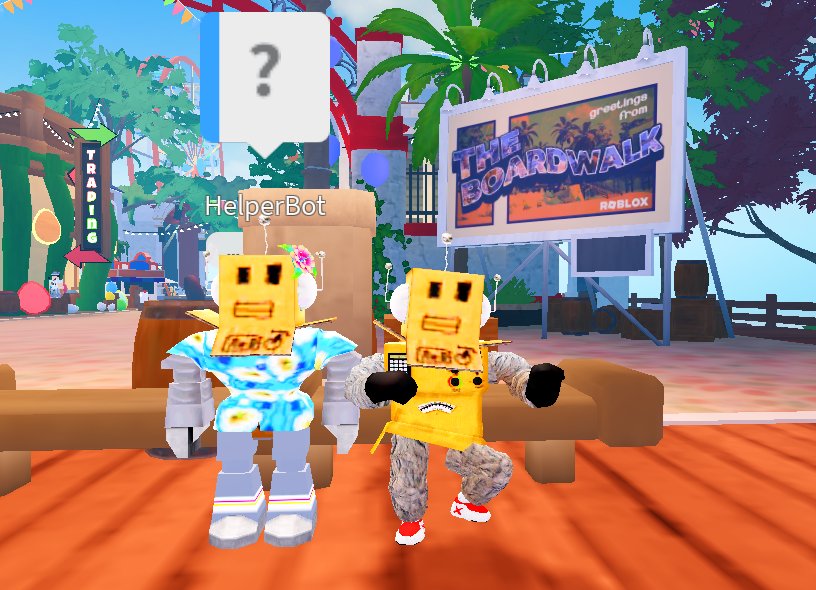 guestman92's tweet image. #TheHatchRoblox #roblox nice seeing helperbot back :)