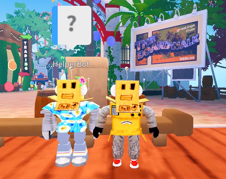 guestman92's tweet image. #TheHatchRoblox #roblox nice seeing helperbot back :)