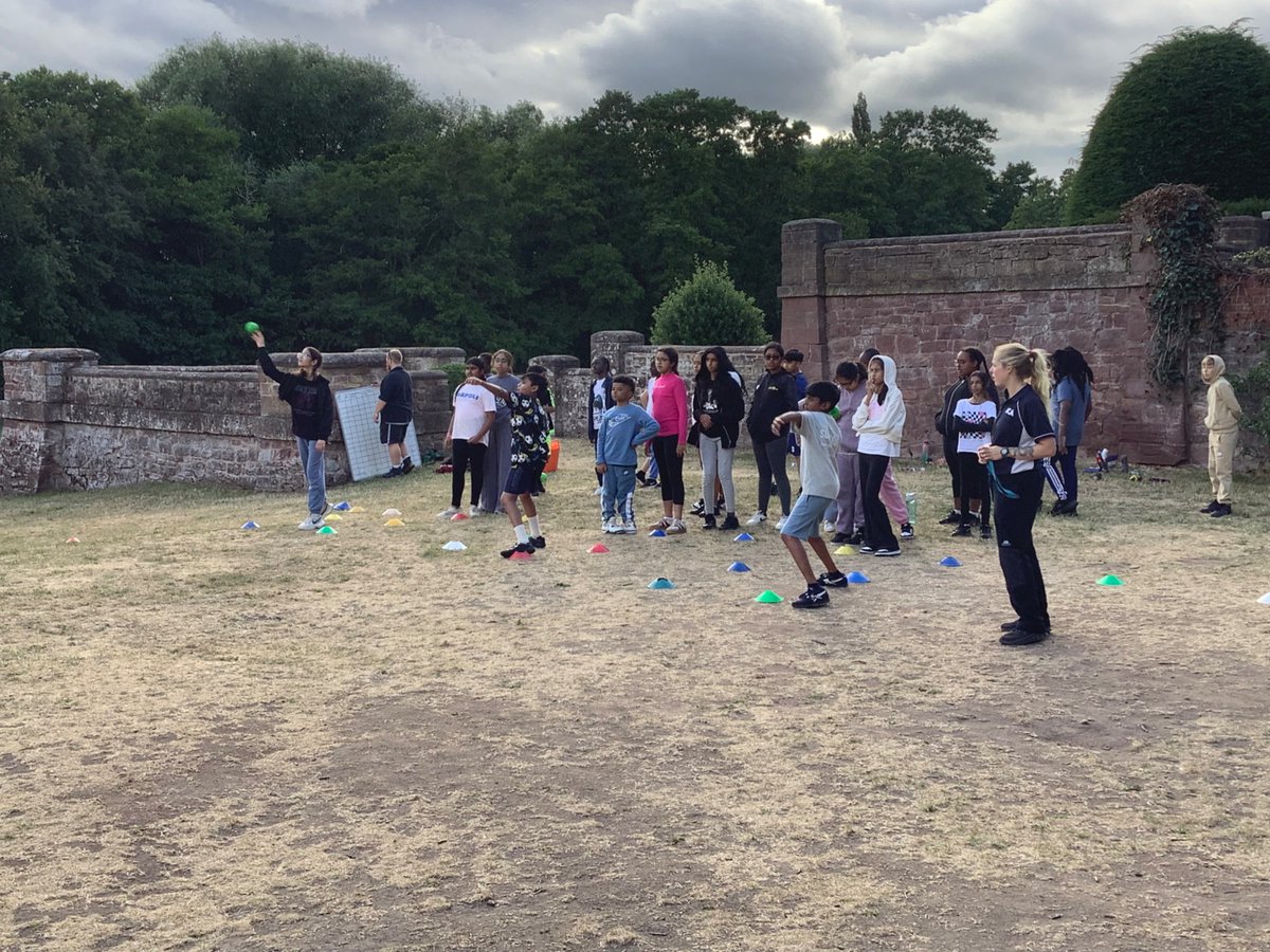 SSPP_Primary's tweet image. The final evening activity saw a split between Mini-Olympics and Aeroball. The Olympics had some traditional events like discus &amp;amp; shot put, and then some lesser known ones such as run 1 way like you’ve won the lottery and 1 way like you’ve lost your ticket! #Condover2025 #SSPP