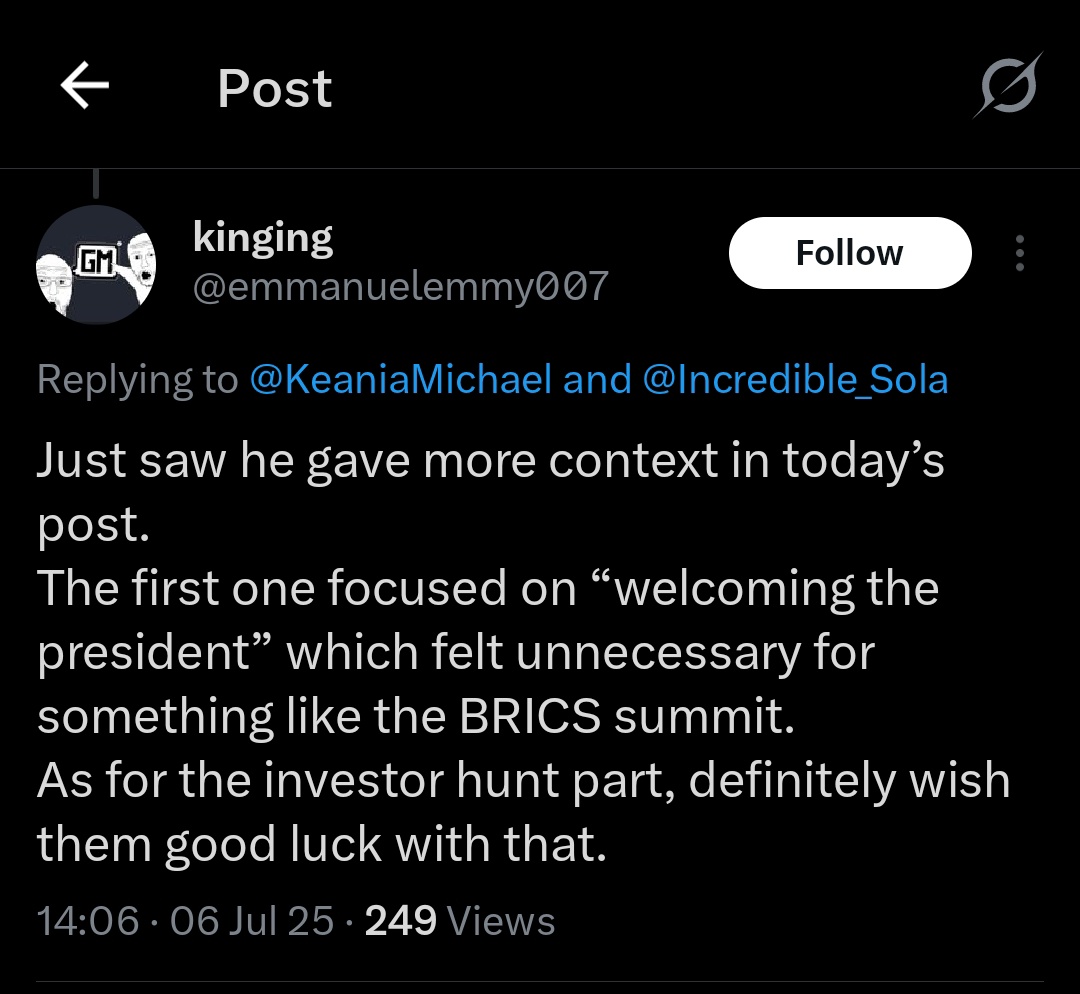 People who tweet before they think are a problem.
This one at least can self correct... There may still be hope for him.