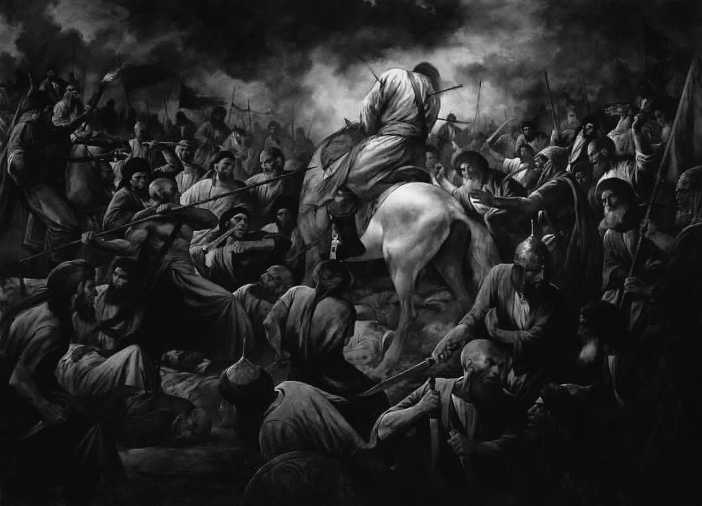 لَعَنَ اللهُ مَنْ قَتَلَكَ ، وَلَعَنَ اللهُ مَنْ جَهِلَ حَقَّكَ وَاسْتَخَفَّ بِحُرْمَتِكَ ، 

وَلَعَنَ اللهُ مَنْ حَالَ بَيْنَكَ وَبَيْنَ مَاءِ الْفُرَاتِ  🏴

#يا_حسين 
#العاشر_من_محرم 
#عاشوراء