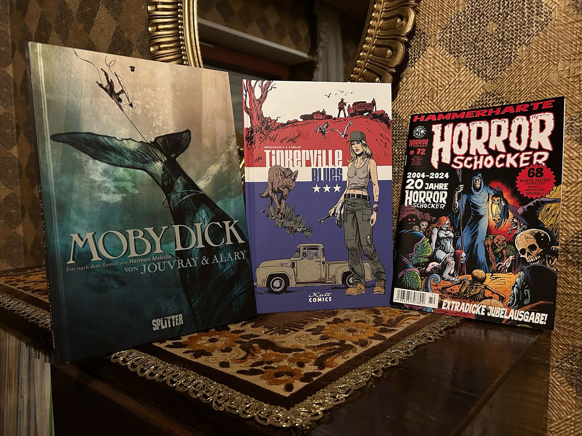 RainerLieser's tweet photo. Der 3. Pfälzer Comic Salon in Gönnheim.
Viele interessante Gespräche geführt und dabei jede Menge Gedanken- und Augenfutter geschenkt bekommen. Und selbstverständlich viel mehr Comics eingekauft, als ursprünglich vorgenommen –> hier bitte nicht vom letzten Foto täuschen lassen 😏 https://t.co/mTCrJaAsHA