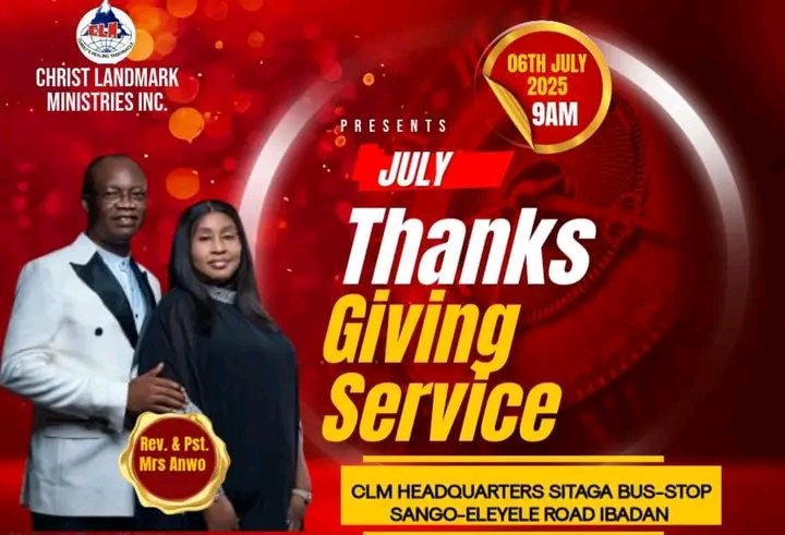 Basidonal23's tweet image. 🗣️ Want to be blessed even more?

📺 Search Christ Landmark Ministry (CLM) on YouTube, Facebook, or any social media platform.

Watch the full sermon and be massively blessed.

Much love,
#Basidonal
🎙️ Voice of Health, Faith &amp;amp; Purpose
#Gratitude #FaithThread #CLMChurch