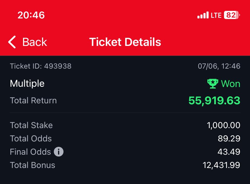 Marvelous00101's tweet photo. @Mrbankstips Thanks boss my last 1k 🙂‍↕️ https://t.co/JON0mWu69K
