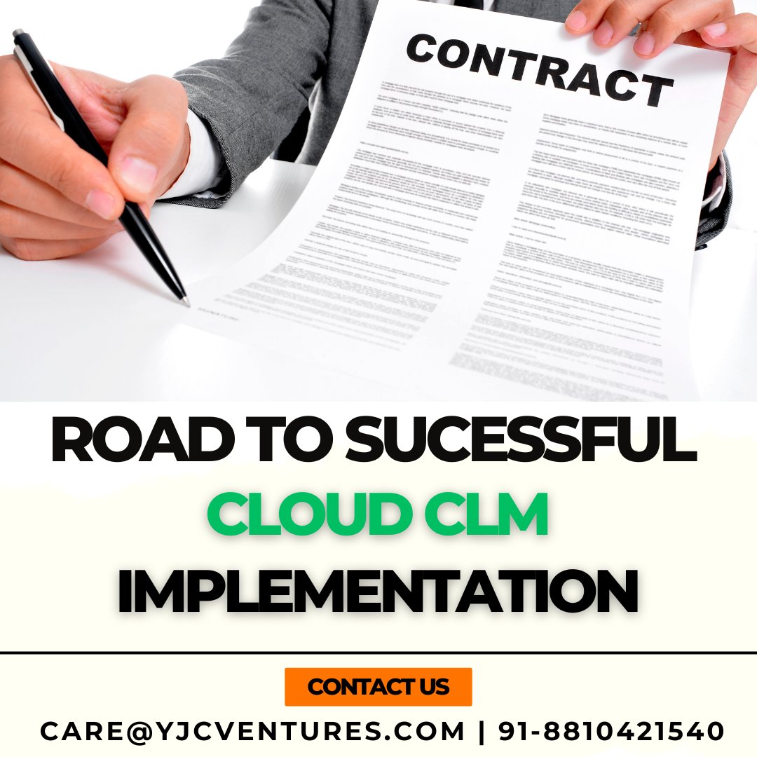 yjcventures's tweet photo. Implementing a CLM solution isn't easy.

High complexity, low adoption, and failed rollouts are common.

But with the right approach &amp; change management, success is within reach.

#CLM #ContractManagement #DigitalTransformation #LegalTech #CLMImplementation https://t.co/H3CPAe37yd