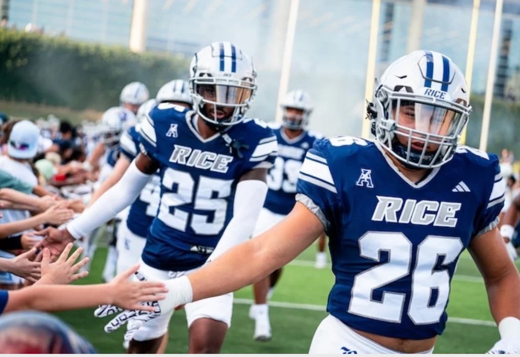Bryson Dossett (@bryson_dossett) on Twitter photo #AGTG after an amazing conversation with <a href="/CoachKerryCooks/">Kerry Cooks</a> I am extremely blessed to receive my 6th D1 offer from <a href="/RiceFootball/">Rice Football</a>
<a href="/Coach_LaFavers/">Rick LaFavers</a> <a href="/3_AM_26/">Anthony Malbrough</a> <a href="/CoachKScholz/">Kevin Scholz</a> <a href="/GHamiltonOTF/">Gerry Hamilton</a> @On3Recruits <a href="/On3sports/">On3</a> <a href="/ChadSimmons_/">ChadSimmons</a> <a href="/MohrRecruiting/">Brian Mohr</a> <a href="/247Sports/">247Sports</a> <a href="/Perroni247/">Brian Perroni</a> <a href="/BrandonHuffman/">Brandon Huffman</a> #AGTG after an amazing conversation with <a href="/CoachKerryCooks/">Kerry Cooks</a> I am extremely blessed to receive my 6th D1 offer from <a href="/RiceFootball/">Rice Football</a>
<a href="/Coach_LaFavers/">Rick LaFavers</a> <a href="/3_AM_26/">Anthony Malbrough</a> <a href="/CoachKScholz/">Kevin Scholz</a> <a href="/GHamiltonOTF/">Gerry Hamilton</a> @On3Recruits <a href="/On3sports/">On3</a> <a href="/ChadSimmons_/">ChadSimmons</a> <a href="/MohrRecruiting/">Brian Mohr</a> <a href="/247Sports/">247Sports</a> <a href="/Perroni247/">Brian Perroni</a> <a href="/BrandonHuffman/">Brandon Huffman</a>