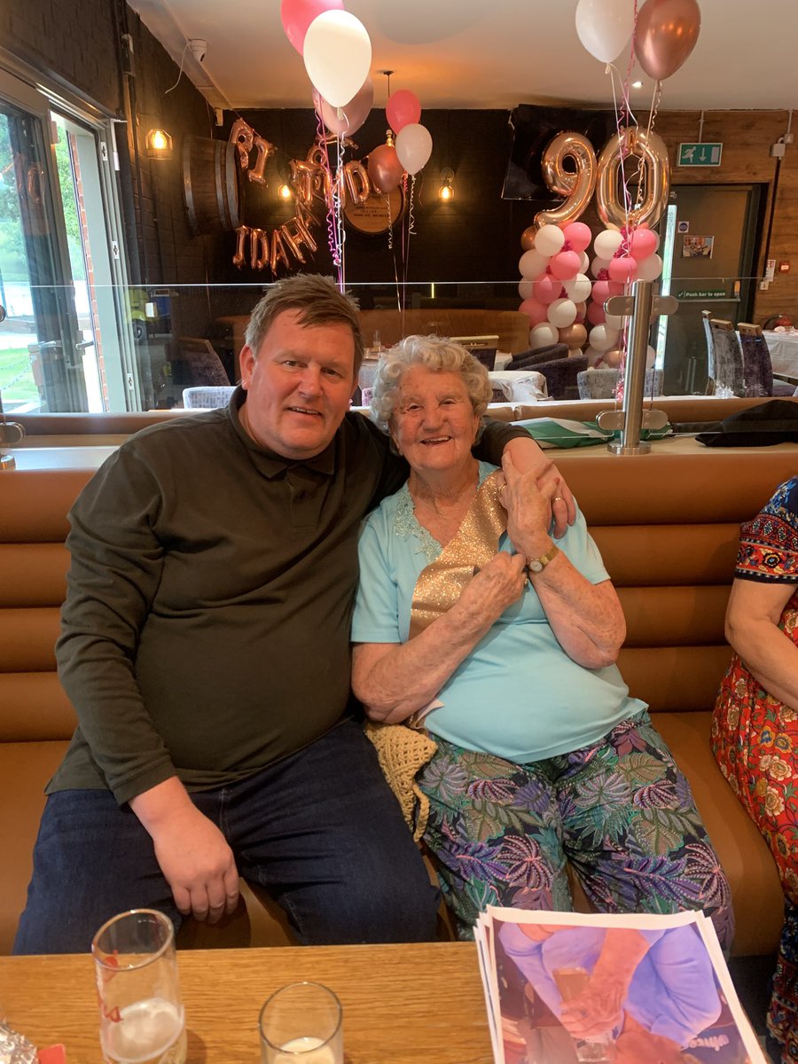 She’s 90 she’s sharp as a tack she’s mi Granny Ida .. what a beautiful day we’ve had ❤️