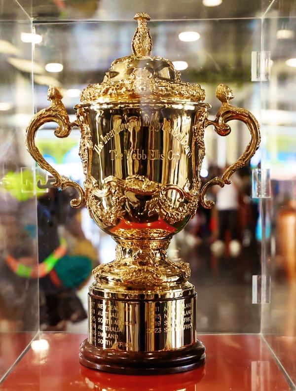 The ultimate dream is within sight ! 

The Webb Ellis Cup has landed in Uganda 🇺🇬. A 🏆 win at the 2025 Rugby Africa Cup could be a step closer 👀 to lifting this trophy at the 2027 Rugby World Cup 😊. 

#RockboomRugby 
#RACUG25 #FeelTheAfricanSpirit #EnergizeYourGame