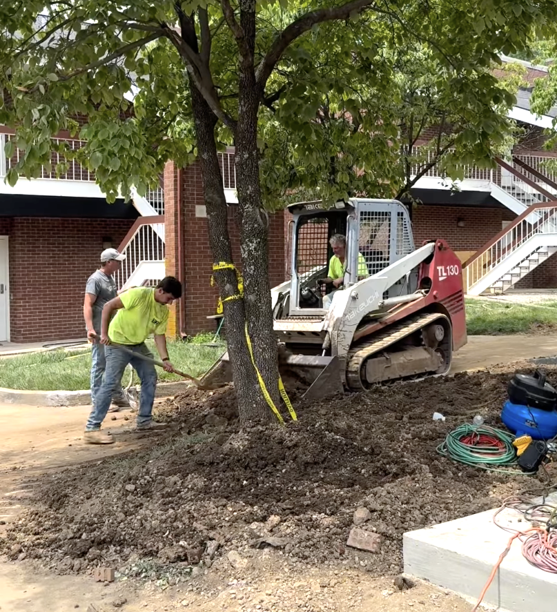 Before students return for fall term, we're taking advantage of summer break to work on various campus projects — including improvements around the Warren W. Rosenthal Complex.