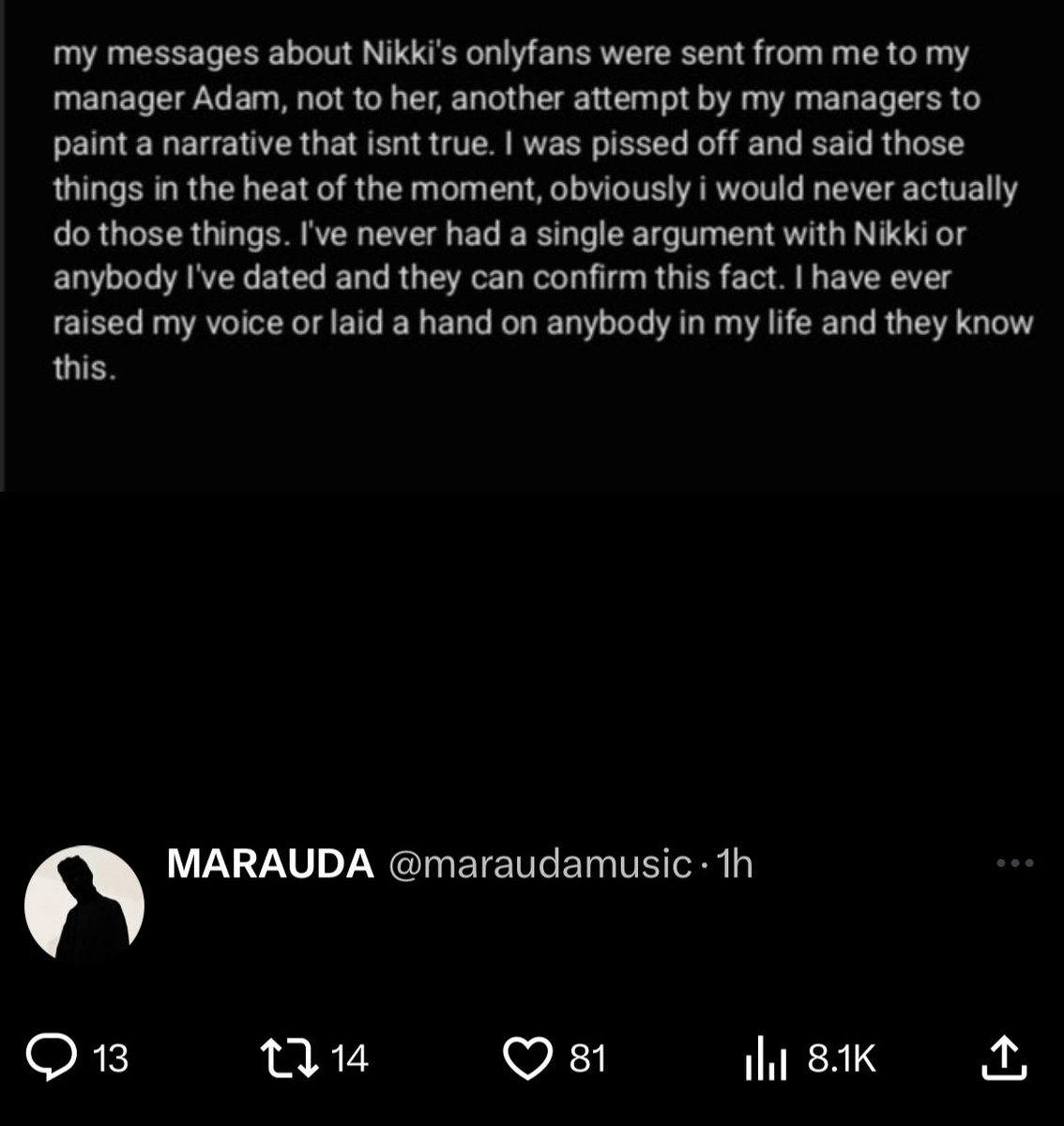 Yeah i’m sorry there’s no excuse for this 

(if cropping fucks this up just know i never typed this out, this is someone else’s statement and tweet)