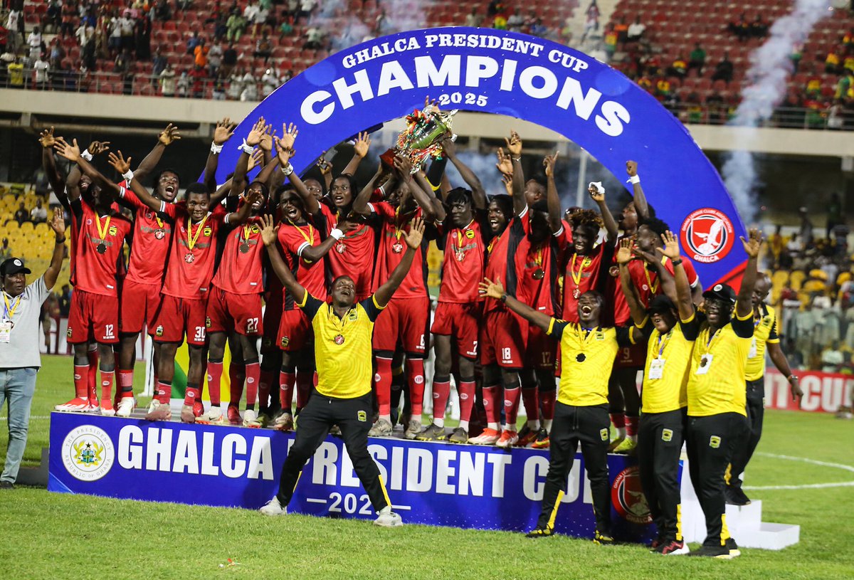 2025 President’s Cup Champions <a href="/AsanteKotoko_SC/">Asante Kotoko SC - 2X CAF CL Winners🥇</a> 🏆 👏

#JoySports