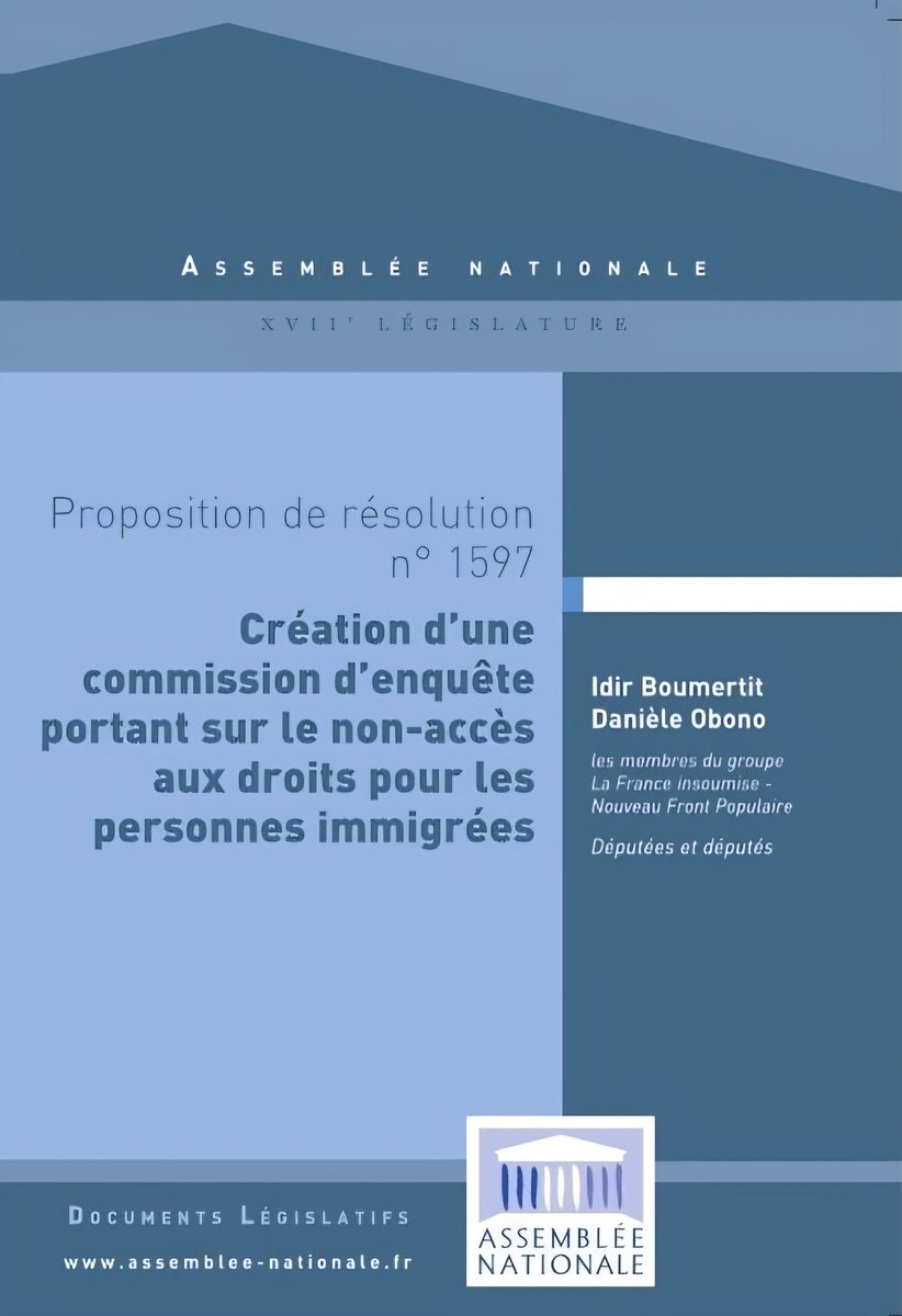 boumertitidir's tweet image. Le 18 juin, avec mon groupe La France insoumise, nous avons déposé une proposition de résolution pour créer une commission d’enquête sur le non-accès aux droits des personnes immigrées.
Bugs de l’ANEF, retards préfectoraux, dématérialisation forcée : l’État organise une…