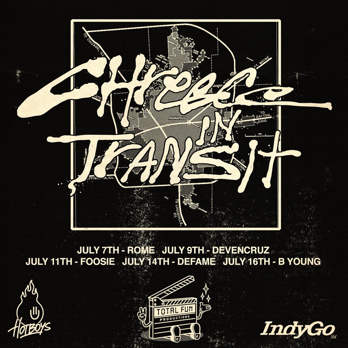 Ya’ll ready for this season of #ChreeceinTransit??

S/o to @totalfunproductions @indygobus and @worldfamoushotboys for bringing this to life.

Over the next week you’ll hear sets from a handful of our local talent!