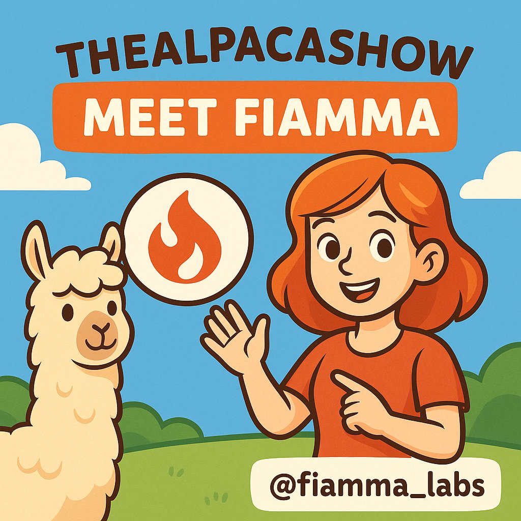 ItsmeReksim03's tweet image. Just met Fiamma at #TheAlpacaShow — an exciting blend of AI and creativity! 🔥
Can’t wait to see what @fiamma_labs is bringing next.
#MeetFiamma and experience the future 🌐✨