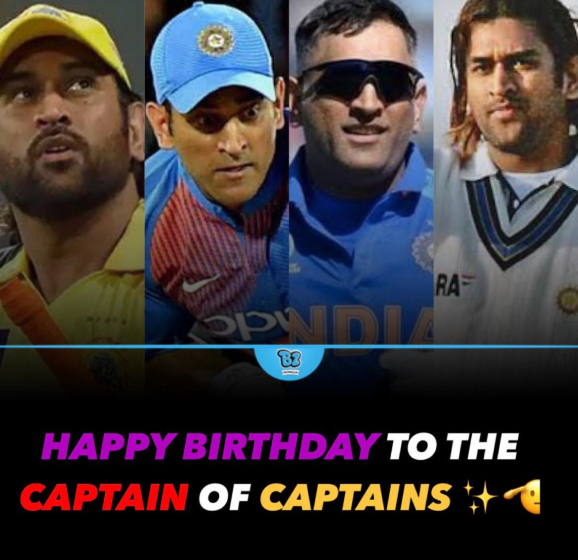 Happy Birthday, MS Dhoni!🥰🙌🏻
From a small-town dreamer to the unshakable master of composure — MS Dhoni didn’t just play the game, he transformed it.
Leader. Clutch Finisher. Guiding Force. Living Legend.
Here’s to the man who proved that calmness speaks louder than chaos.🔥👀