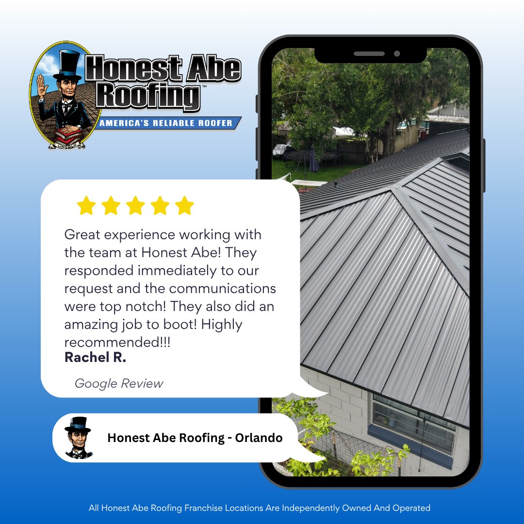 HAR_Orlando's tweet photo. 🌟We’re feeling the love!🌟 Huge thanks to our amazing customer for the 5-star review! Your feedback inspires us to keep raising the bar. Ready for a reliable roofing experience that puts you first? Book online or call 407-887-ROOF today! 🏠💪 https://t.co/yDevXjtKis