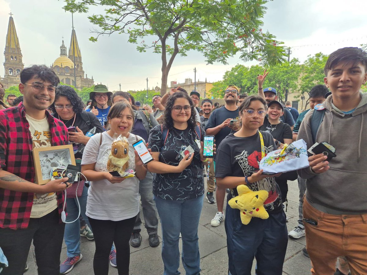 Día de la Comunidad Clásico Eevee en Plaza de la Liberación de Guadalajara, México ⚡🤩🇲🇽 #PokémonGO 

#PokemonGOCommunityDay #Pokémon #GDL