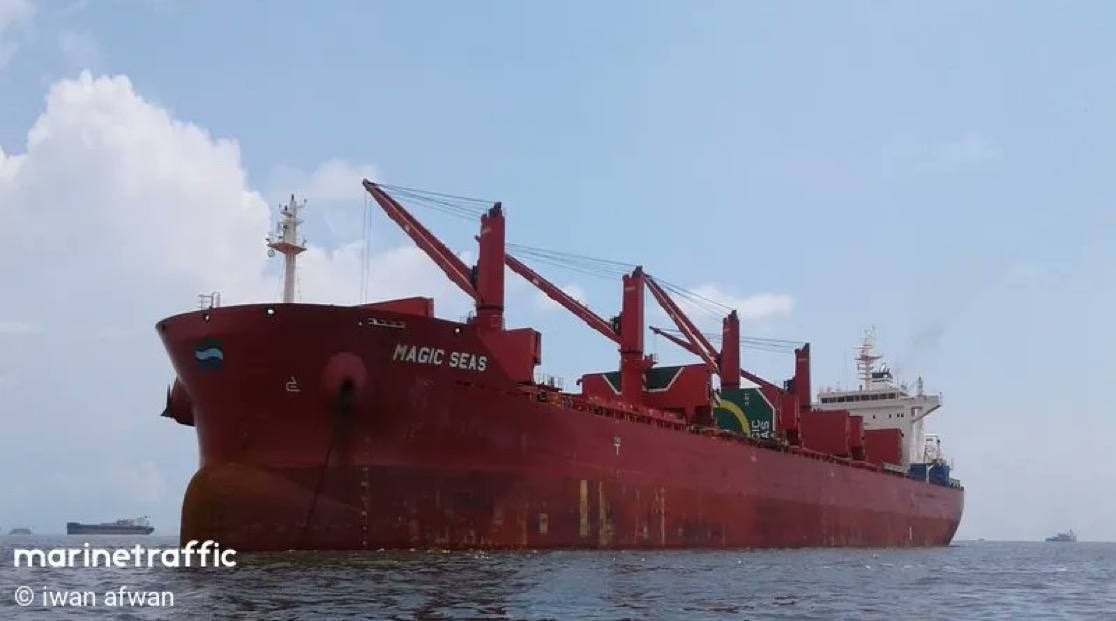 Hutíes yemeníes hunden un carguero griego en el Mar Rojo

El buque Magic Seas, de bandera griega, fue atacado primero con armas automáticas y lanzacohetes, y luego por cuatro drones de superficie no tripulados. El equipo de seguridad a bordo respondió al fuego, pero no fue