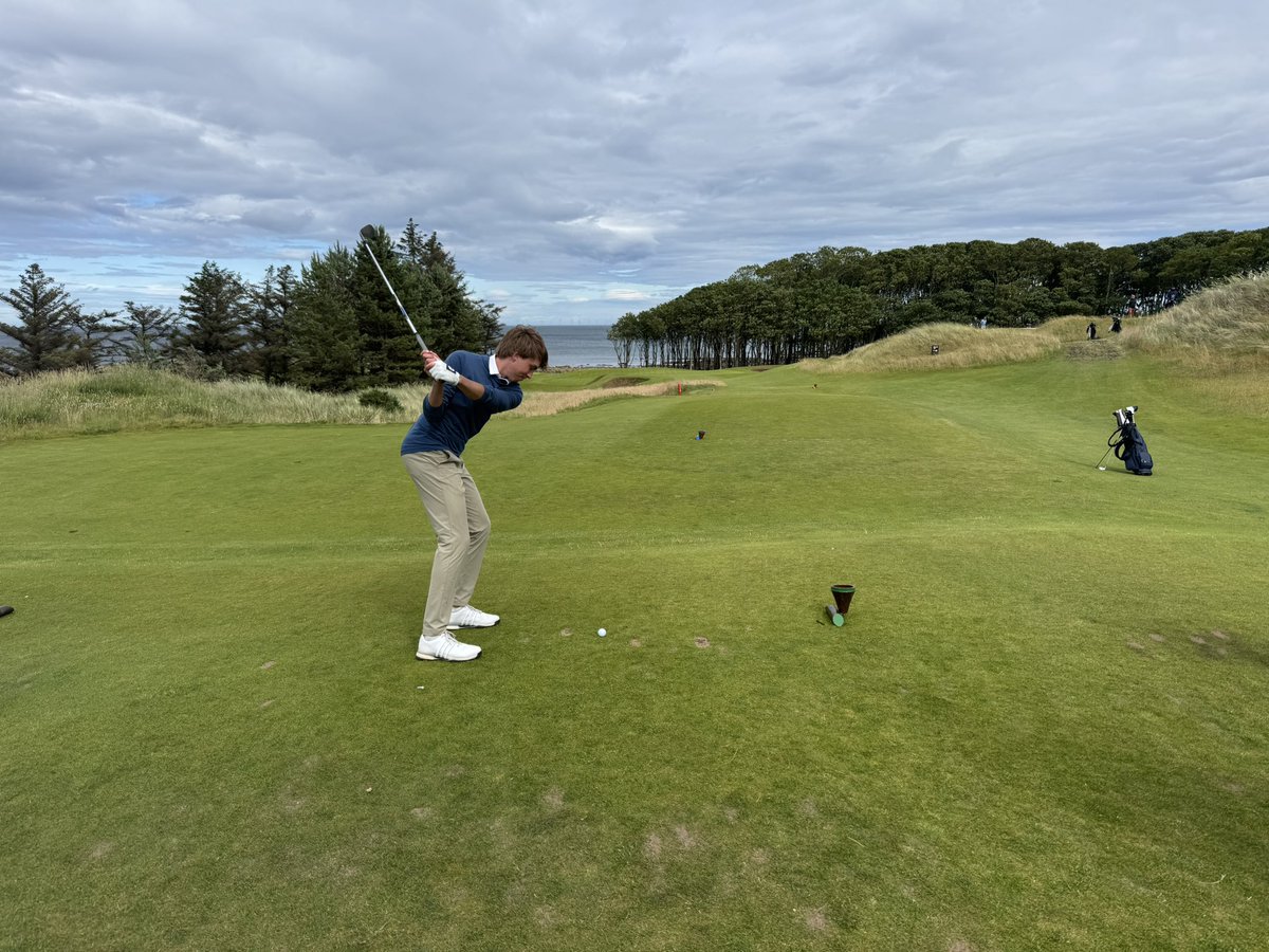 Two great days so far <a href="/KingsbarnsGL/">KingsbarnsGolfLinks</a> and <a href="/TheHomeofGolf/">St Andrews Links</a> New Course