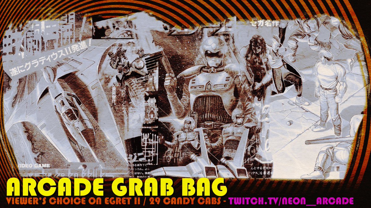 neonarcadegrant's tweet image. I'm live now on Twitch with a double-candy-cab Viewer's Choice stream where you can pick some arcade games for me to play, powered by the MiSTercade. Jump in and choose some games! ---> twitch/neon_arcade