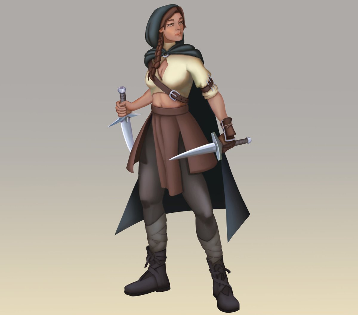 shirimeoww's tweet image. Hello !
I did this character for my sister DND character
I'm trying to push myself on doing render i hope you like it :D