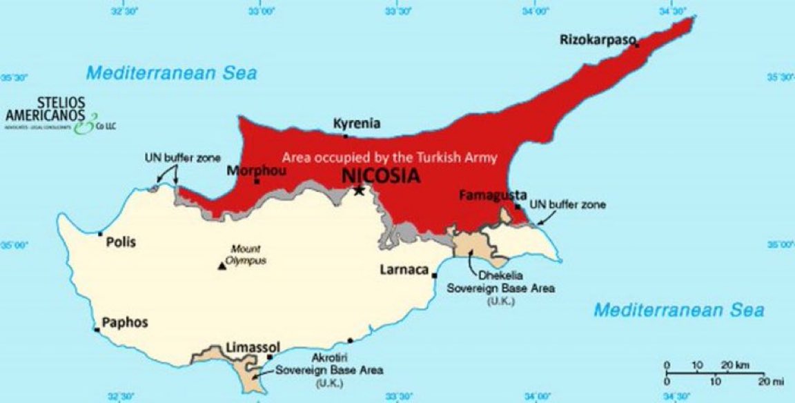 Why don’t any of the “End the Occupation” anti-Israel lunatics ever speak about Turkey’s occupation of Cyprus?