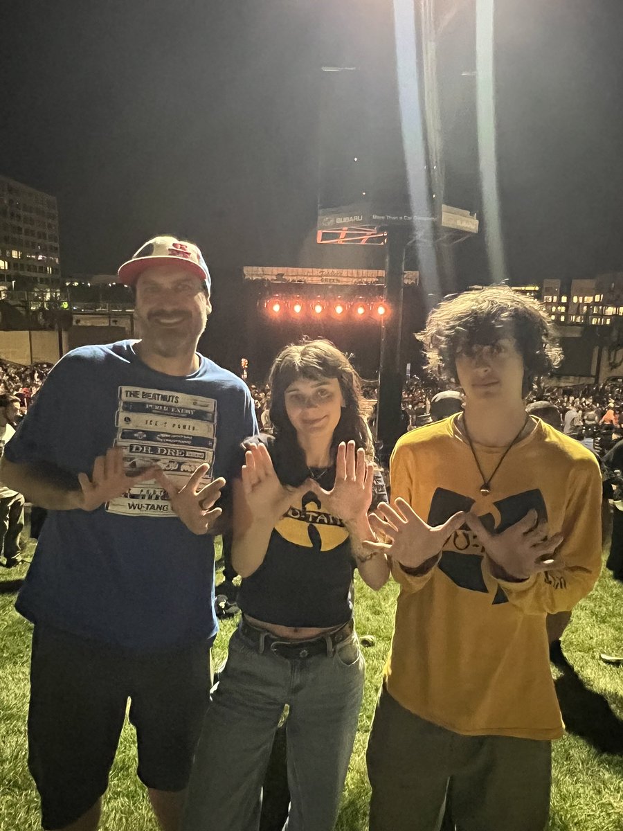CamInksaton's tweet image. Being a Wu fan and knowing the answer to “what’s that shit that they be smoking?”got me this in line at the Wu Tang Clan and Run the Jewels concert! #WuTang #rtj #wutangisforthechildren #methodman #tical