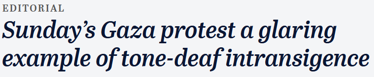 This editorial by <a href="/theage/">The Age</a> shows how cowed, broken &amp; genocide complicit our media &amp; politics are
With Oz Jews, we must be deferential—even if they back 2 years of this century’s worst atrocities
Incidents will worsen until Jews, politicians &amp; media condemn &amp; punish Israel
#auspol