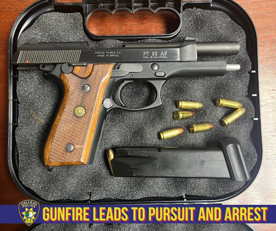 On 7/5/25, VPD arrested a convicted felon who fired multiple rounds during a verbal dispute on Admiral Callaghan Ln. The suspect fled from officers but was apprehended after he collided with a tree. A loaded, unregistered gun was located inside the suspect's vehicle.