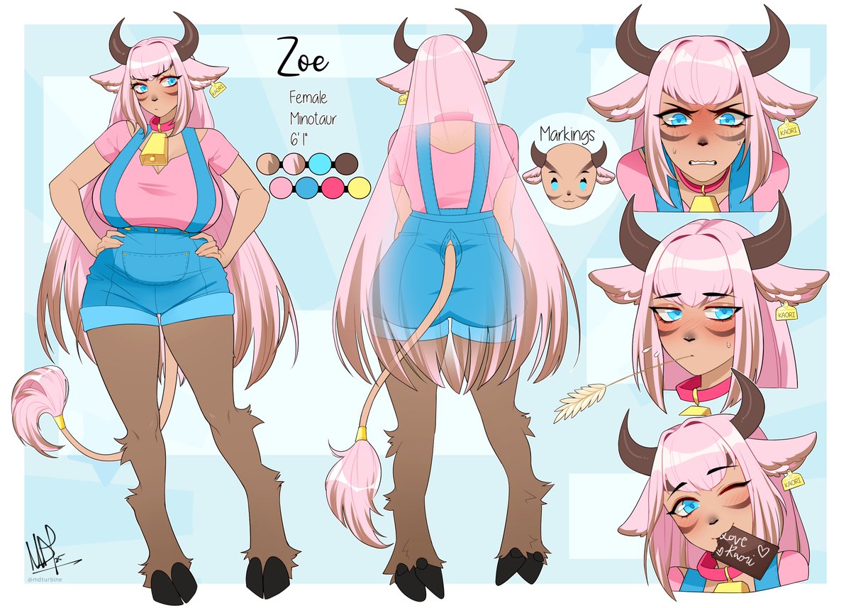 New OC anchor, featuring the latest addition, Zoe! All designs by the wonderful <a href="/MdTurbine/">MDTurbine (Comms Open)</a>