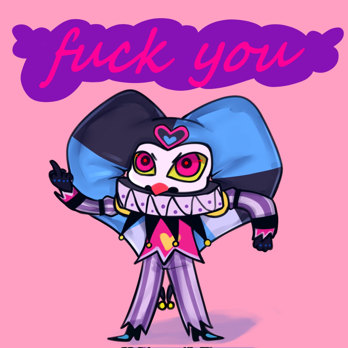 Fizzy said "fuck you"😒🖕🏼

#HelluvaBoss 
#HelluvaBossFanart 
#HelluvaBossFizzarolli