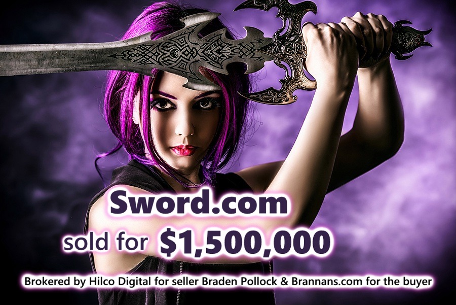 DNJournal's tweet image. Sword.com Sells for $1.5 Million in Another Big Win for ATM Holdings/Hilco Digital and Braden Pollock With a Key Assist from Brannans.com: dnjournal.com/archive/lowdow…