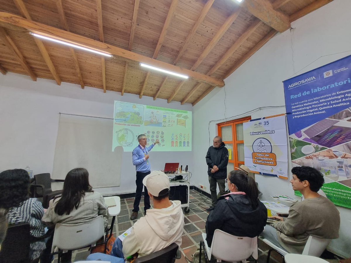 En Rionegro, Antioquia, realizamos el taller de alianza entre agricultores y apicultores, con la participación de 46 personas. Agradecemos a <a href="/SomosAGROSAVIA/">AGROSAVIA</a> por su valioso apoyo en esta jornada, que nos permitió compartir conocimientos clave. #SPMF #AgriculturaSostenibleEnAcción