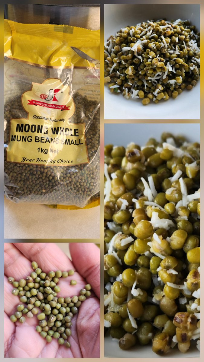 I think I'll be adding Mung Beans to my repertoire. 

Just boil in water until it becomes soft. Drain the water, and add salt, pepper and some shredded coconut 🥥

I wouldn't throw away that water as it's full of goodness. Use that as the liquid for your next smoothie.

Be Well