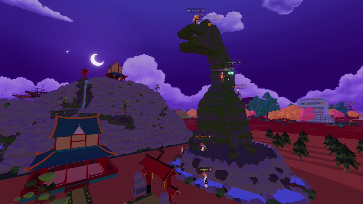 ABC Decentraland (@abcdecentraland) on Twitter photo Easy way to provide an hour of entertainment on stream to people in <a href="/decentraland/">Decentraland</a>?
"Let's see who can climb this thing!" Easy way to provide an hour of entertainment on stream to people in <a href="/decentraland/">Decentraland</a>?
"Let's see who can climb this thing!"
