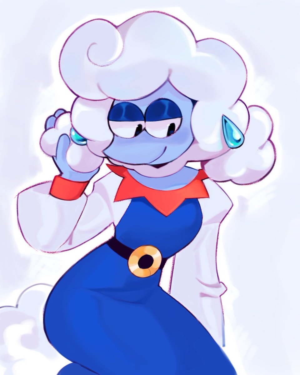 sad_conito's tweet image. Elnina☁️🌧️
#deltarunefanart #deltarune