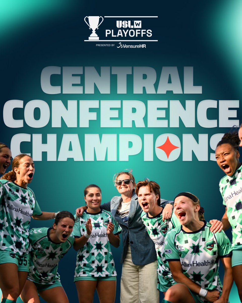 MNAuroraFC's tweet image. CENTRAL CONFERENCE CHAMPIONS! 🏆🔥
Playoff win locked in — and now we advance to the national semifinals. Let’s keep it going! ⚡️