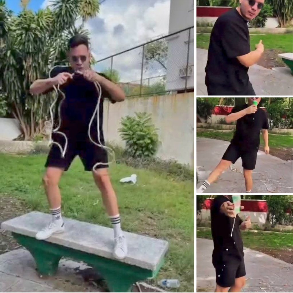 Sandro Castro desafía nuevamente a los Testaferros del Castrismo que lo criticaron en las redes sociales y saca un vídeo burlándose de ellos.

Ni <a href="/ElNecio_Cuba/">El Necio</a> , ni el Espía Gerardo Hernández Nordelo, ni la Testaferra Mediática <a href="/_TereFelipe_/">Tere Felipe</a> , ni el Títere Dictatorial Miguel