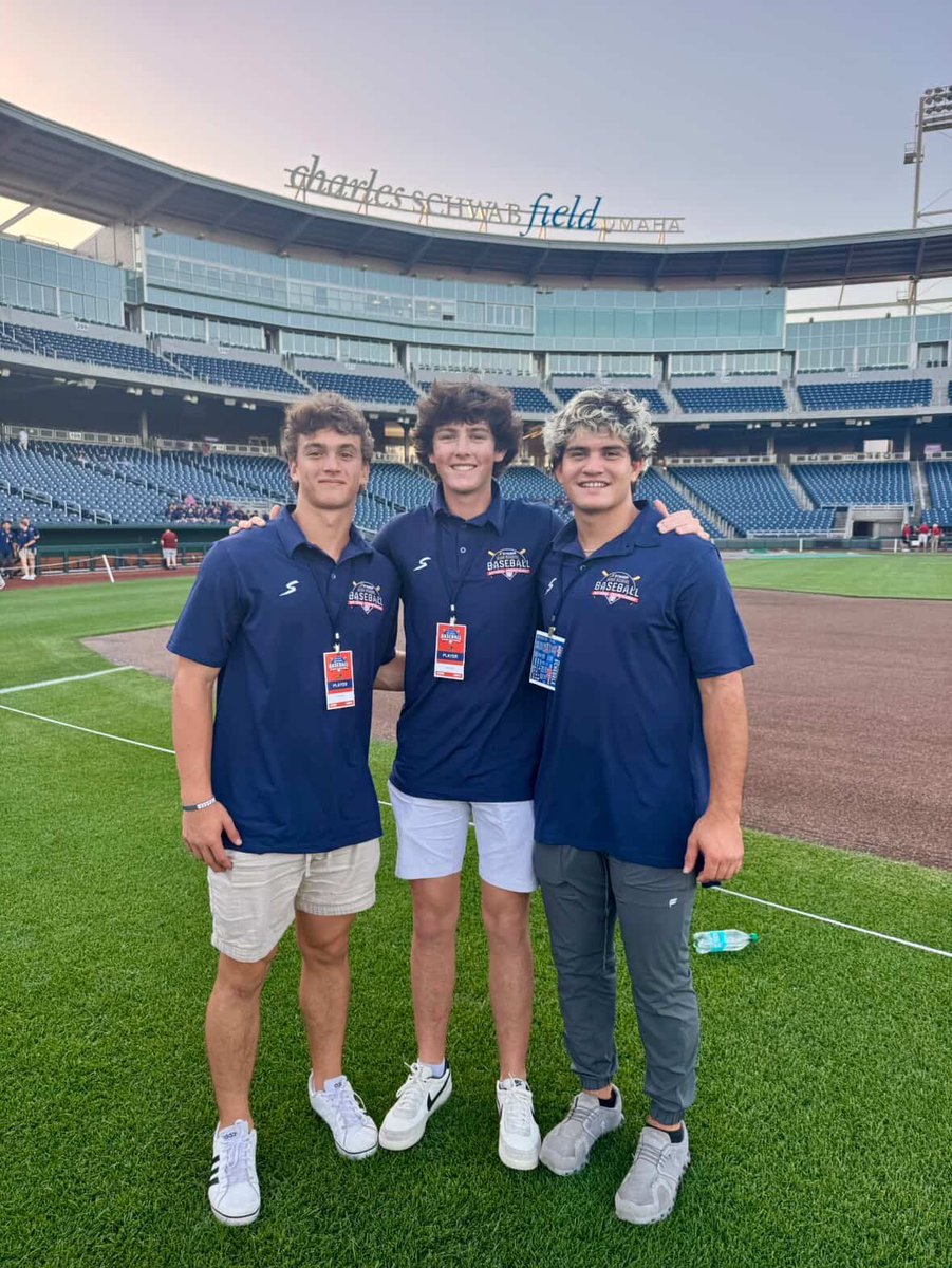 Great experience for three of our 2026 Original Florida Pokers.

CF Nico Sabatino
RHP Jack Rostock
3B/OF/C Jake Rizzo
