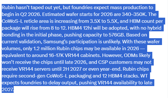 jukan05's tweet photo. I'm not sure if the Rubin delay is actually true or not. https://t.co/pMHffZ3fXT